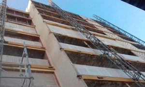 Rehabilitación de fachadas chorro de arena